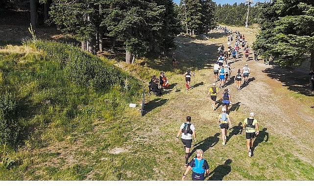 Uludağ Premium Ultra Trail'de spor ve sanat buluştu