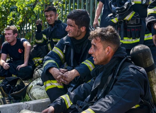 Bursa’da İtfaiye Erlerinden Gerçeği Aratmayan Tatbikat