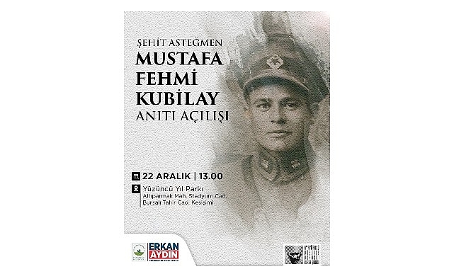 Devrim Şehidi Kubilay Osmangazi'de Anılacak