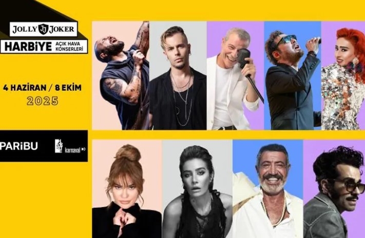 Jolly Joker Harbiye Açıkhava Konserleri'nde Müzik Zamanı Başlıyor